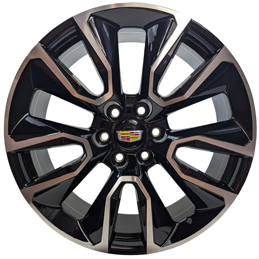 22" Black Wheels fits Cadillac Escalade ESV EXT V Platinum IQ Sport Premium Rims 2000 - 2025 Set of Four | CH08