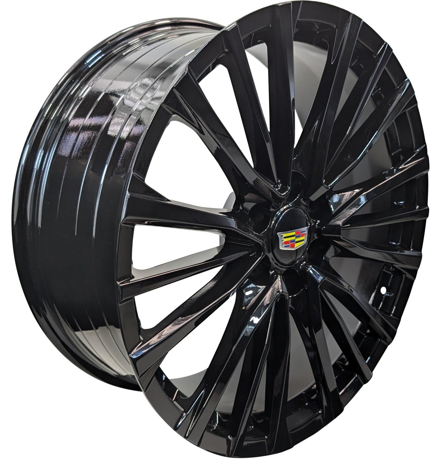 24" Black Wheels fits Cadillac Escalade ESV EXT V Platinum IQ Sport Premium Rims 2000 - 2025 Set of Four | TYH82