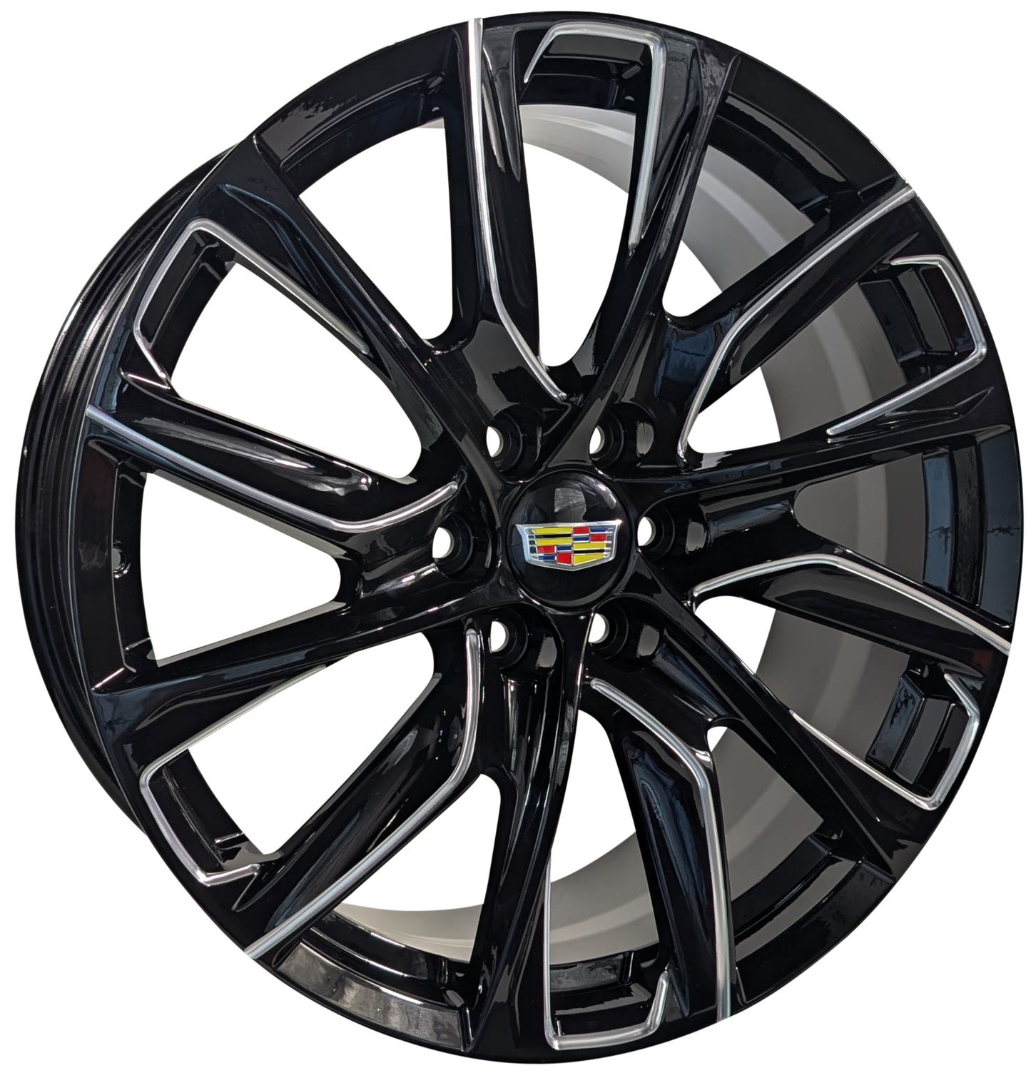 24" Black Wheels fits Cadillac Escalade ESV EXT V Platinum IQ Sport Premium Rims 2000 - 2025 Set of Four | TYH70