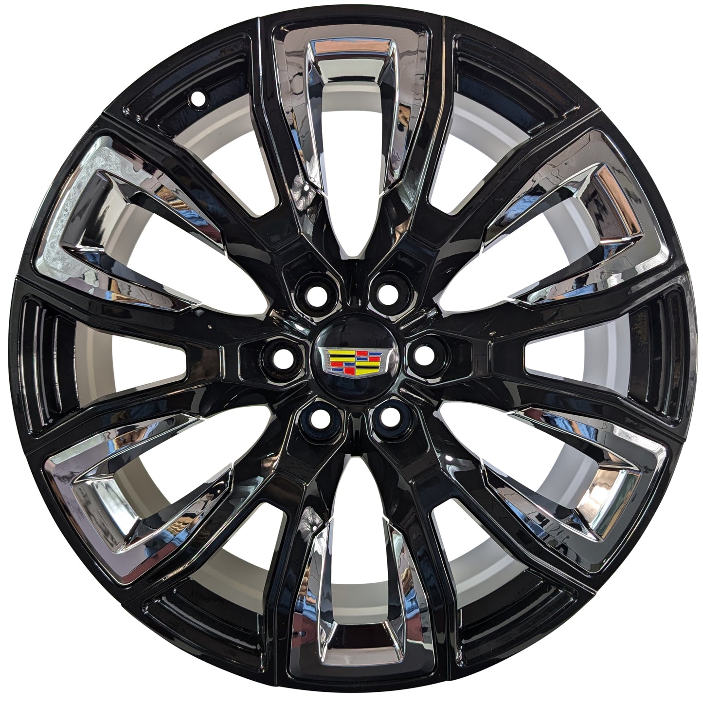 24" Black Wheels fits Cadillac Escalade ESV EXT V Platinum IQ Sport Premium Rims 2000 - 2025 Set of Four | TYH81