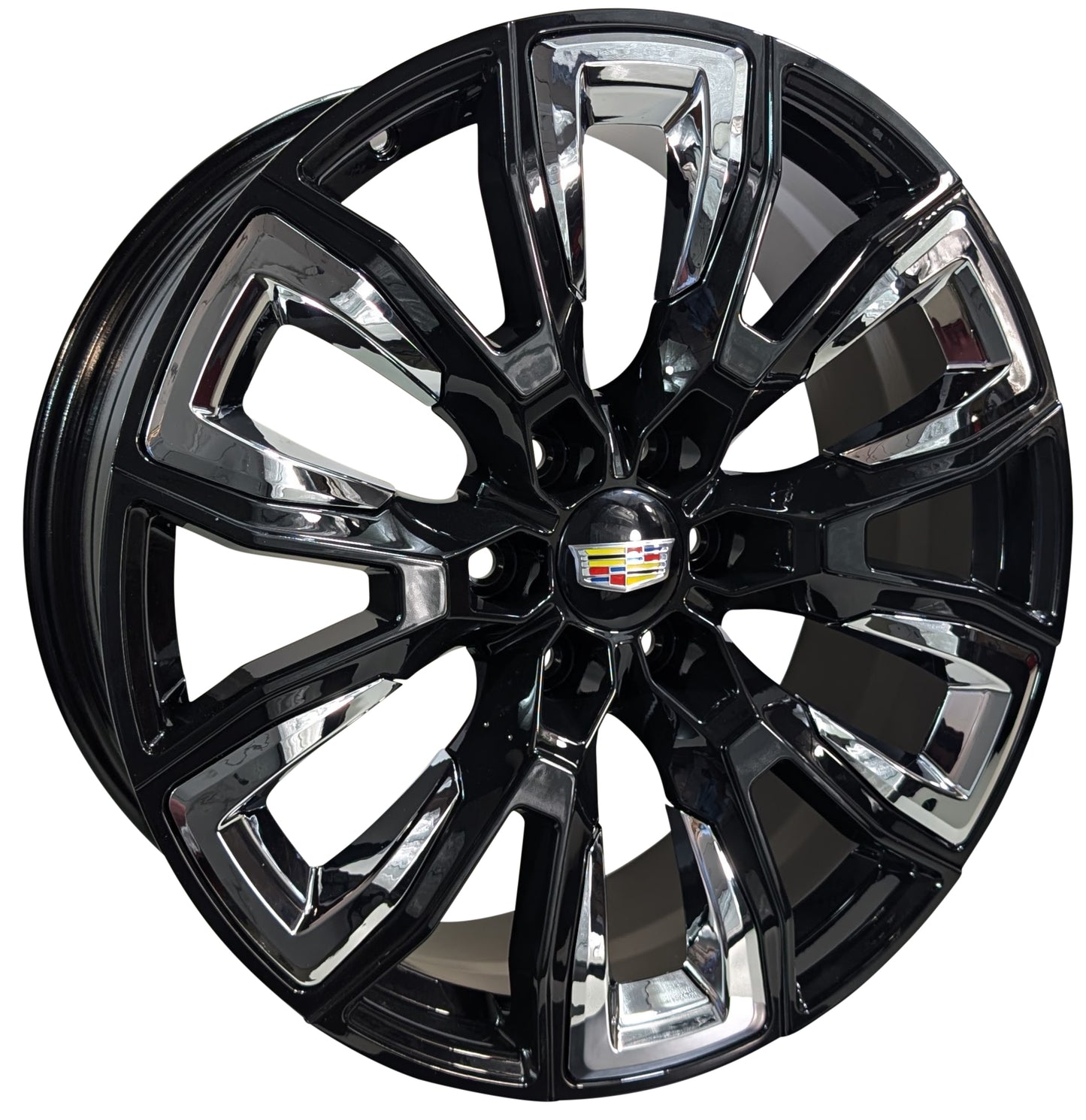 24" Black Wheels fits Cadillac Escalade ESV EXT V Platinum IQ Sport Premium Rims 2000 - 2025 Set of Four | TYH81