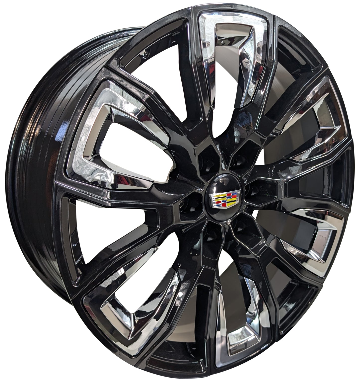 24" Black Wheels fits Cadillac Escalade ESV EXT V Platinum IQ Sport Premium Rims 2000 - 2025 Set of Four | TYH81